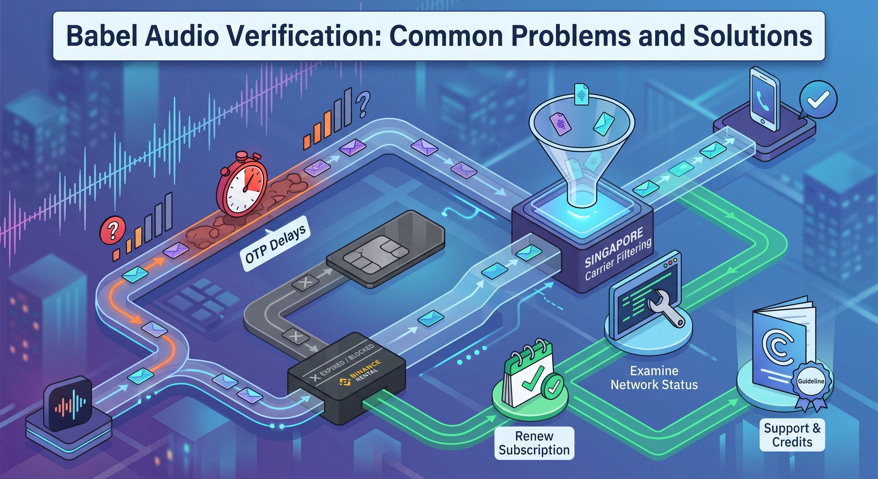 Babel Audio Verification: Common Problems and Solutions